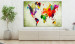 Large canvas print Colourful Continents [Large Format] 128623 additionalThumb 5