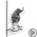 Canvas Print Full-on Fun (1-part) vertical - whimsically depicted elephant 128823 additionalThumb 6