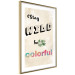 Wall Poster Stay Wild Be Colorful - colorful English text on a beige background 128923 additionalThumb 7
