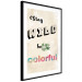 Wall Poster Stay Wild Be Colorful - colorful English text on a beige background 128923 additionalThumb 6