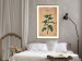 Poster Mint Fantasy - composition with green plant and sheet of paper in background 129423 additionalThumb 15