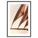 Wall Poster Sea Breeze - seascape of the front of a sailboat in sepia tones against the sky 129723 additionalThumb 17