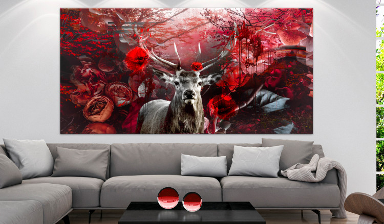 Large canvas print Purple Deer II [Large Format] 131523 additionalImage 5