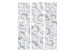 Room Divider Screen Abstract Opulence (3-piece) - white ornaments with crystals 132723 additionalThumb 3