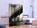 Room Separator Manhattan Bridge, New York - bridge architecture in light sepia hue 133823 additionalThumb 2
