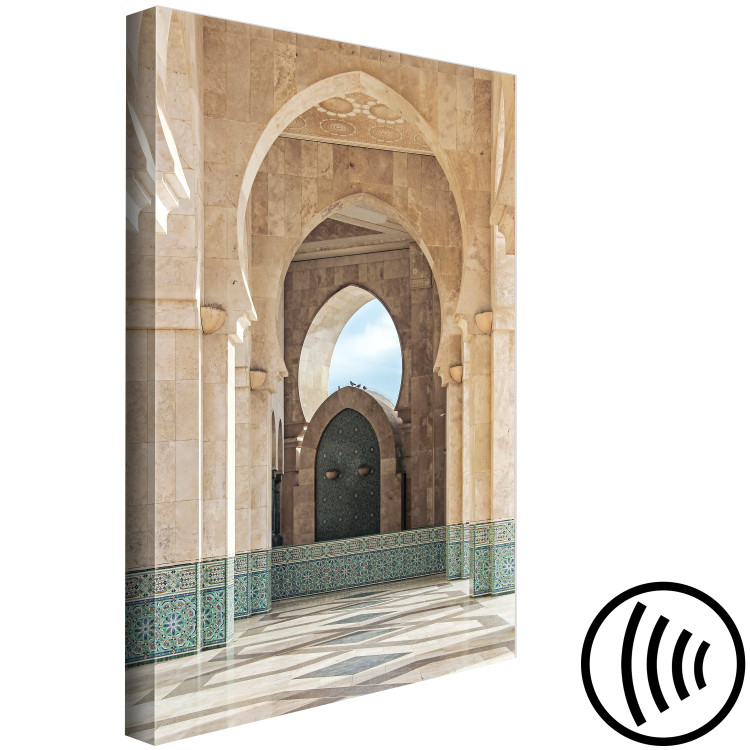 Canvas Stone Arches (1-piece) Vertical - Arab architecture in Morocco 134723 additionalImage 6