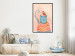 Poster Good Friends - funny blue cat and pink mouse on a light background 135723 additionalThumb 15