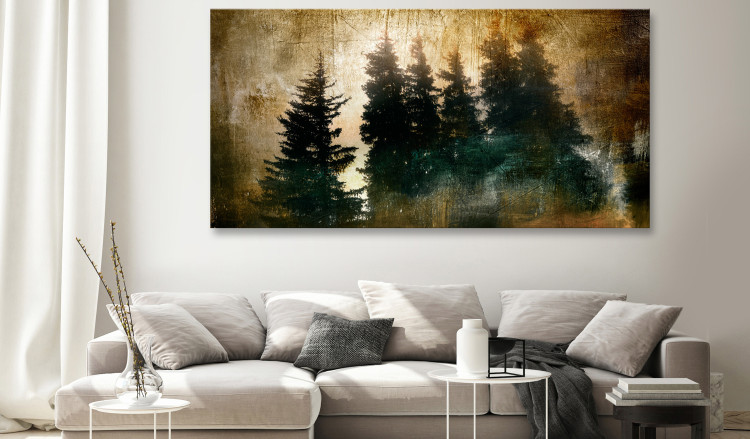 Large canvas print Stately Spruces II [Large Format] 136423 additionalImage 3