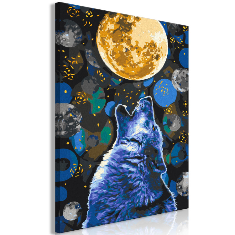 Paint by Number Kit Blue Howling Wolf 138423 additionalImage 6