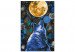 Paint by Number Kit Blue Howling Wolf 138423 additionalThumb 4