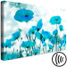 Canvas Print Emerald Poppies (1-piece) Wide - flowers under a blue sky 142323 additionalThumb 6