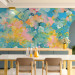 Photo Wallpaper Painted meadow - colourful abstraction with various flowers in bloom 142823 additionalThumb 6