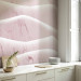 Wall Mural Pink mountains - abstraction with irregular waves with marble texture 143923 additionalThumb 7