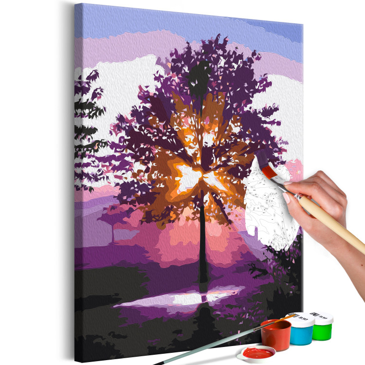 Paint by Number Kit Magic Tree - Sun Rays and Bright Nature 144623 additionalImage 5