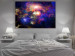 Canvas Print Luminous Planets (1-piece) - colorful landscape amidst starlight 145123 additionalThumb 3