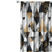 Decorative Curtain Elegenat geometry - a minimalist design with imitation marble and gold 147323 additionalThumb 3