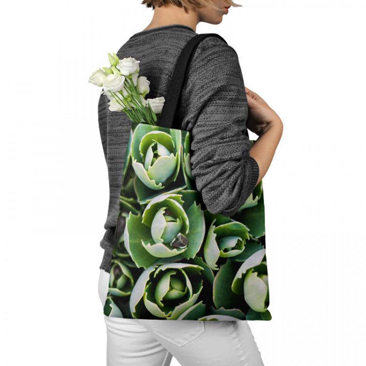 Shopping Bag Shy succulents - a floral composition with rich detailing 147423 additionalImage 3