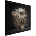 Canvas Print AI Bergamasco Dog - Happily Running Shaggy Animal - Square 150223 additionalThumb 2