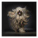 Canvas Print AI Bergamasco Dog - Happily Running Shaggy Animal - Square 150223 additionalThumb 7