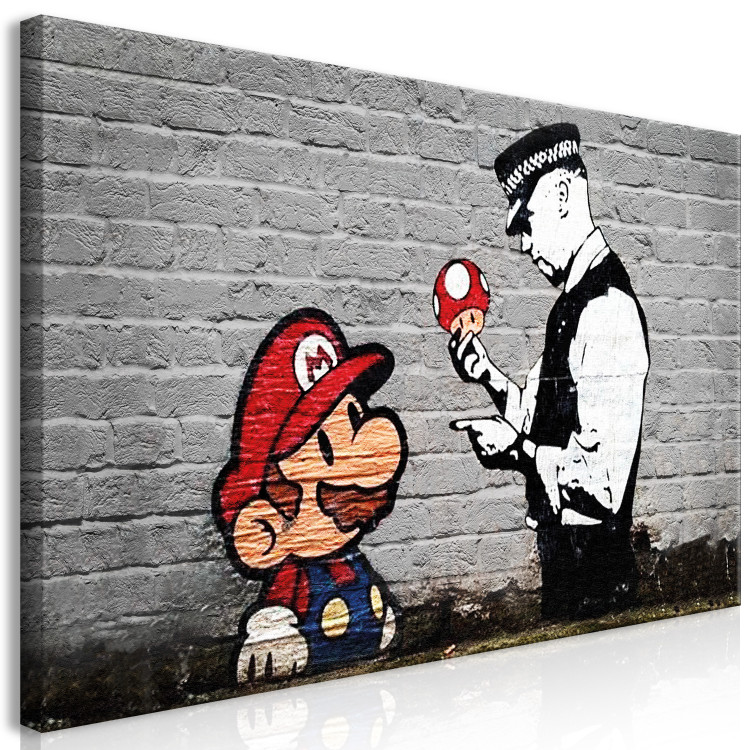 Large canvas print Super Mario Mushroom Cop II [Large Format] 150823 additionalImage 2
