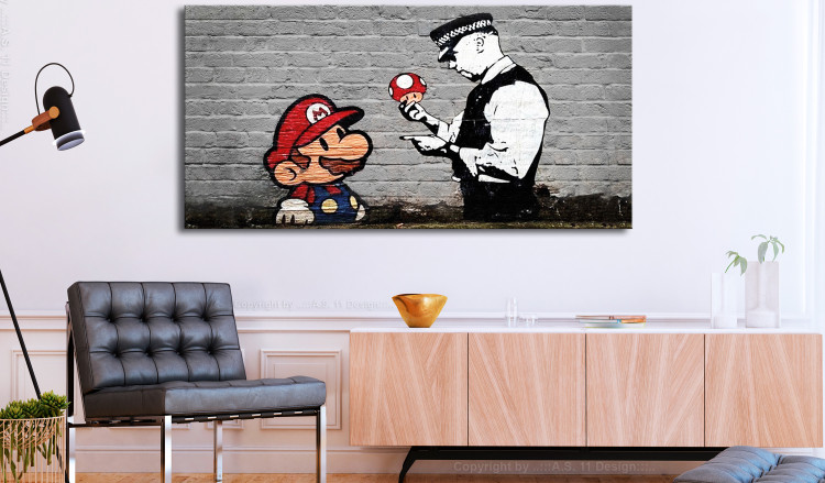 Large canvas print Super Mario Mushroom Cop II [Large Format] 150823 additionalImage 5