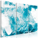 Canvas Print Abstract Blue - Marble-Like Marine Colors 151823 additionalThumb 2