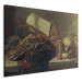 Art Reproduction Still life with books, violin, skull and hour glass 153723 additionalThumb 2