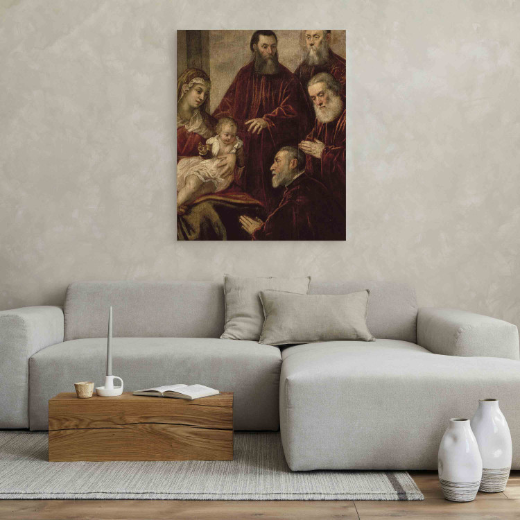 Reproduction Painting Madonna and child with four Statesmen 158123 additionalImage 3