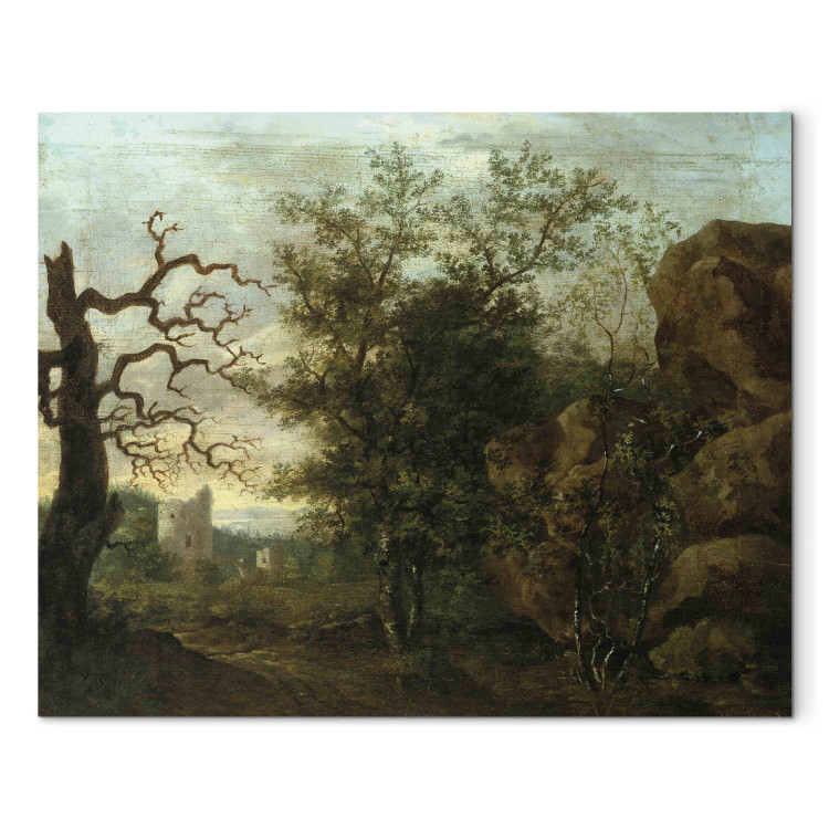 Art Reproduction Landscape with bare tree 158223