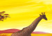 Canvas Giraffes on the background of sunset 49223 additionalThumb 5