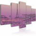 Canvas Print Lavender sunrise over Paris 55523 additionalThumb 2