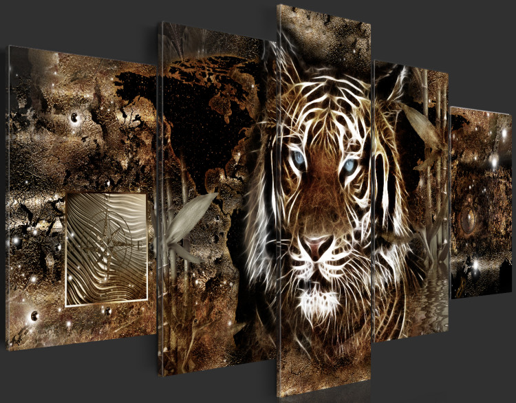 Print On Glass Guard of the Jungle [Glass] 92523 additionalImage 6