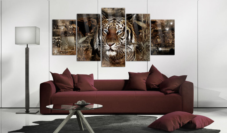 Print On Glass Guard of the Jungle [Glass] 92523 additionalImage 3