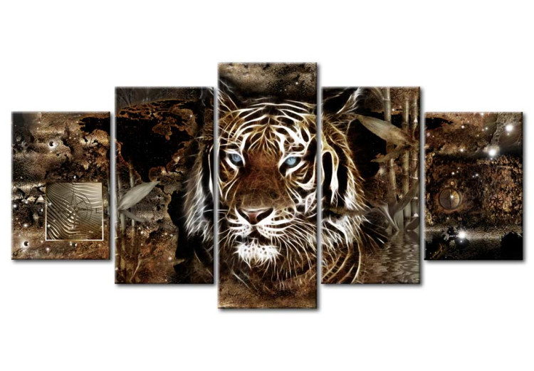 Print On Glass Guard of the Jungle [Glass] 92523 additionalImage 2