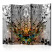 Room Divider Enchanted Dew II - dandelion flower with colorful water droplets 95423