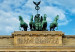 Wall Mural Urban architecture of Berlin - Brandenburg Gate and sky with clouds 97223 additionalThumb 3