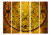 Room Divider Mandala: Golden Strength II - oriental golden mandala in Zen motif 98123 additionalThumb 3