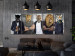 Canvas Print Different Faces (5-piece) - People with Animal Heads in Banksy Style 106733 additionalThumb 3