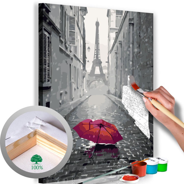 Paint by Number Kit Paris (Red Umbrella) 107333