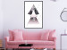 Poster Pyramid - geometric abstraction with triangles on a solid background 114433 additionalThumb 5