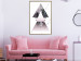 Poster Pyramid - geometric abstraction with triangles on a solid background 114433 additionalThumb 8
