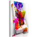 Canvas Art Print 3D Space (1-part) - Colorful World of Abstract Forms 115033 additionalThumb 2