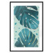 Poster Moistened Leaves - green composition with tropical perforated leaves 116933 additionalThumb 17