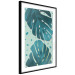 Poster Moistened Leaves - green composition with tropical perforated leaves 116933 additionalThumb 13