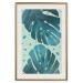 Poster Moistened Leaves - green composition with tropical perforated leaves 116933 additionalThumb 19