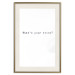 Wall Poster What's your story? - black and white minimalist composition with text 117033 additionalThumb 19