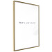 Wall Poster What's your story? - black and white minimalist composition with text 117033 additionalThumb 8