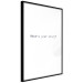 Wall Poster What's your story? - black and white minimalist composition with text 117033 additionalThumb 13