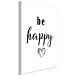 Canvas Art Print Be Happy (1 Part) Vertical 117933 additionalThumb 2
