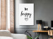 Canvas Art Print Be Happy (1 Part) Vertical 117933 additionalThumb 3